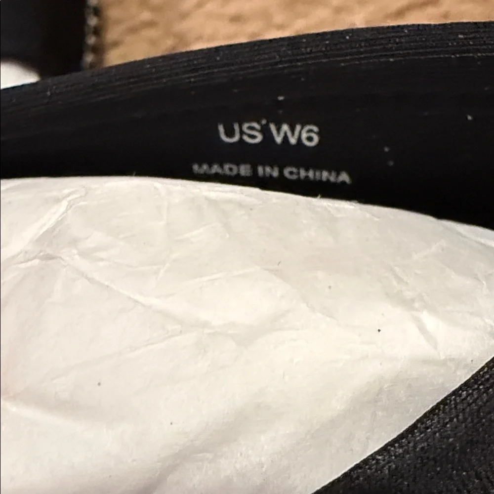 Sea Star Black Beachwear Beachcomber Espadrille Flats with Cream Toe Size 6 New - Picture 6 of 6